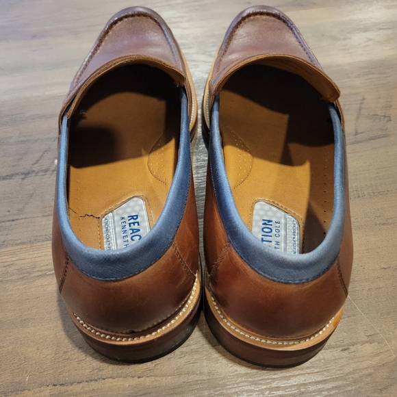 Kenneth Cole reaction men's shoes size 12 brown classy brown - Picture 3 of 4